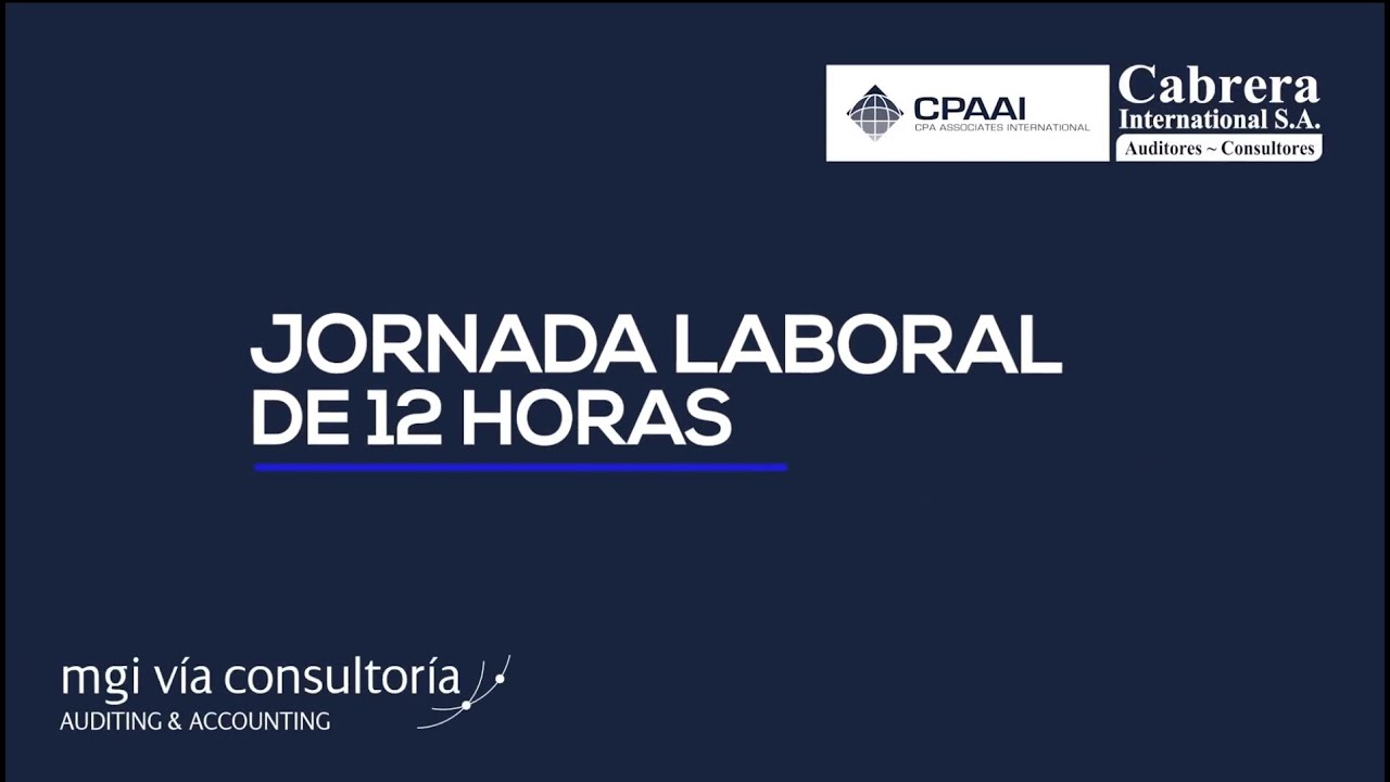 ¿Es legal una jornada laboral de 12 horas?